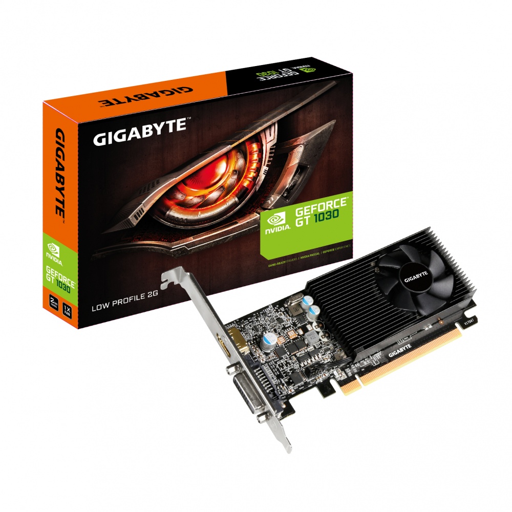 Tarjeta de Video Gigabyte NVIDIA GeForce GT 1030, 2GB 64-bit GDDR5, PCI Express x16 3.0