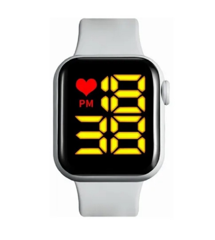 Reloj Led Digital Watch Touch Unisex Gris