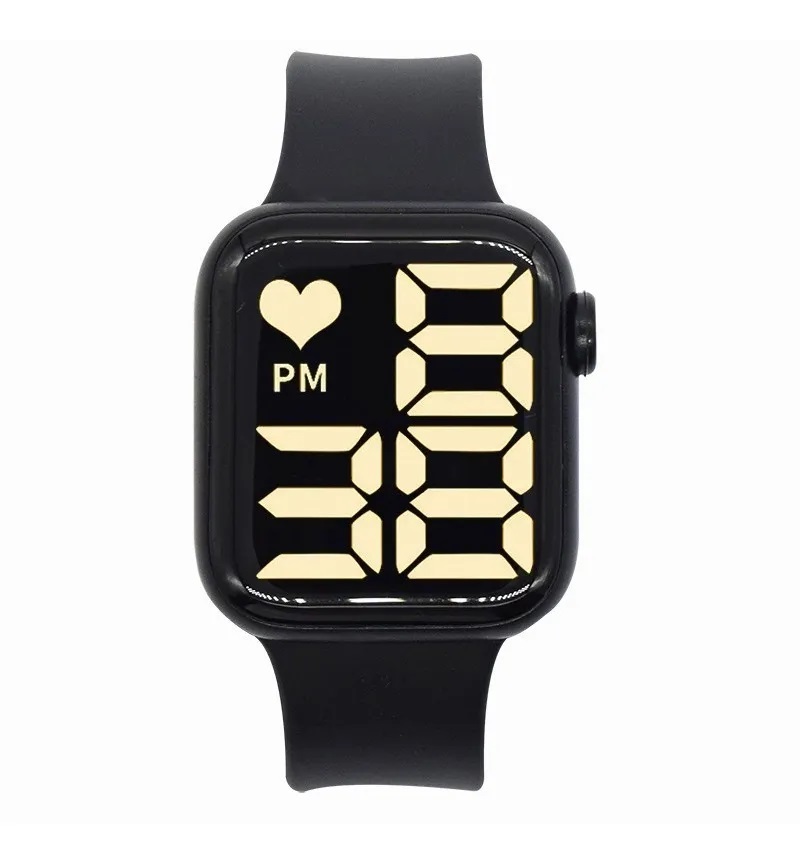 Reloj Led Digital Watch Touch Unisex Negro