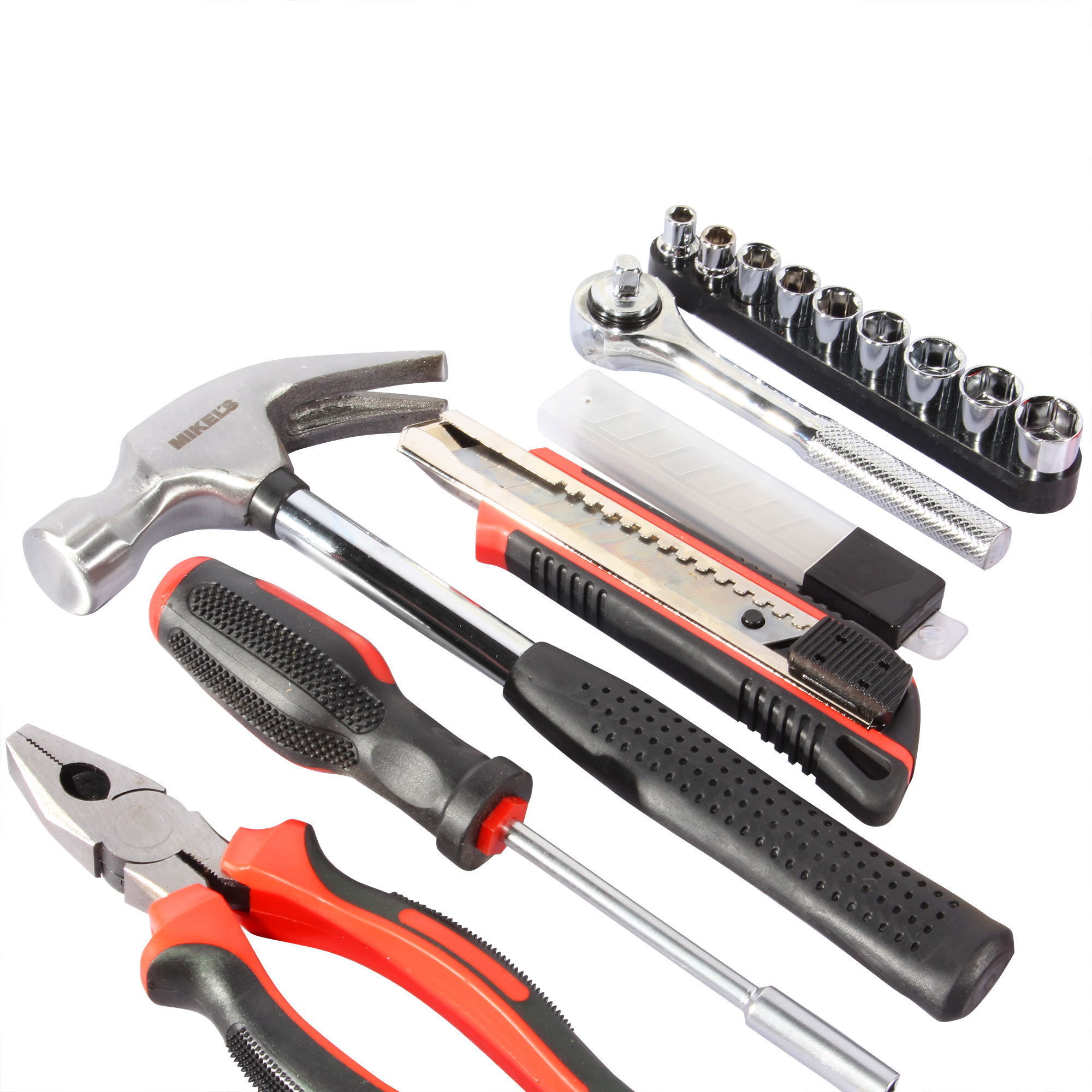 Kit de herramientas uso profesional 141 piezas Mikels