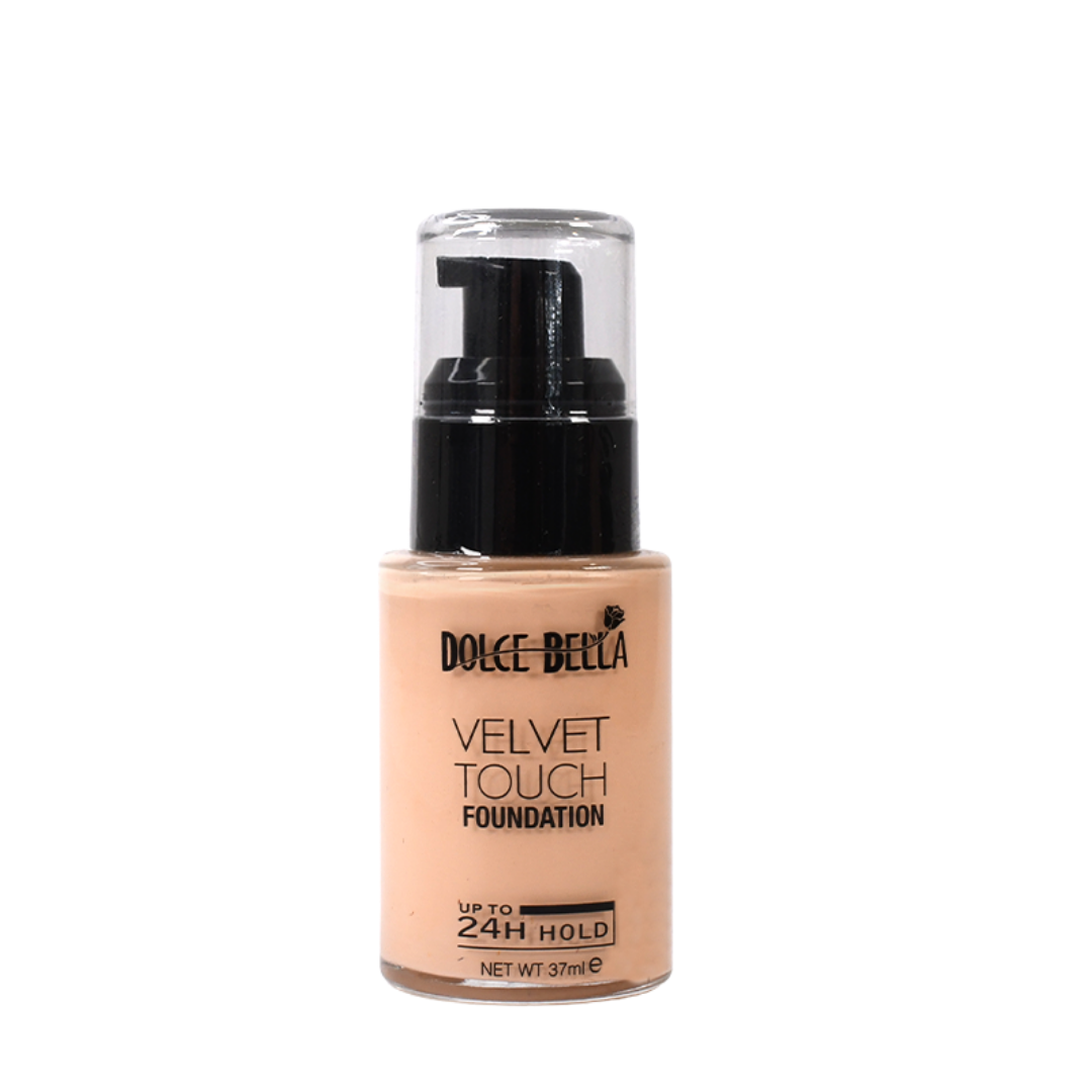 Maquillaje Profesional Base Liquida Alta cobertura 24H Matificante Dolce Bella