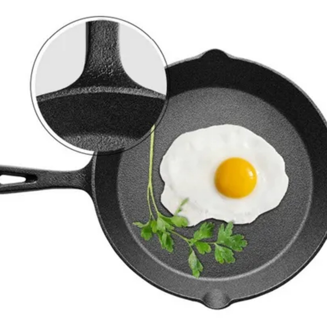 3 Sartenes De Hierro Fundido, Sartén De 6/8/10 Pulgadas