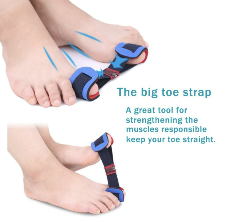 Kit de Correctores de Juanetes, Alivio de Dolor Pie Plano, Separador de dedos, Enderezador de Dedos 9 piezas