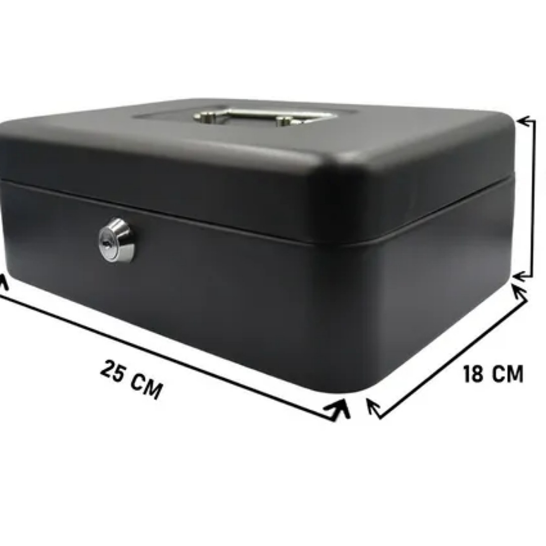 Caja Dinero Fuerte Seguridad / Cash Box Metálica Reloj Joyas