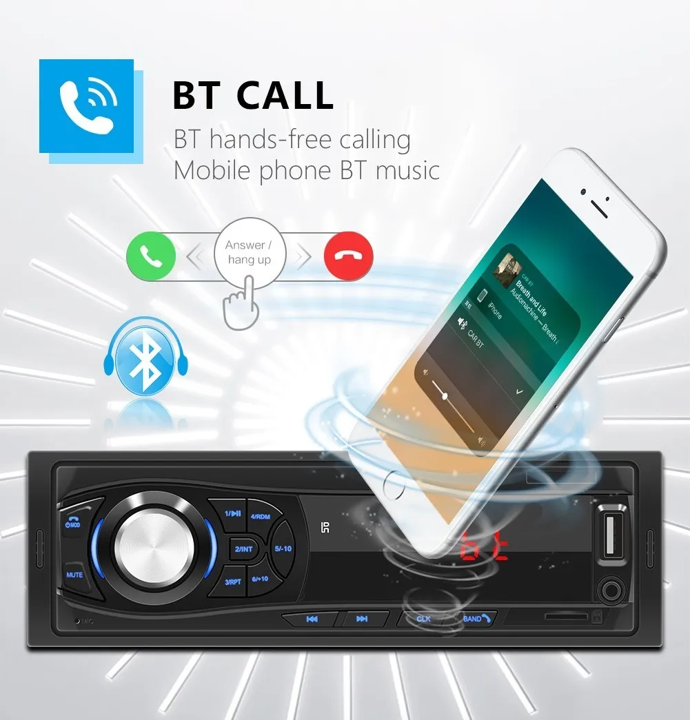 Autoestéreo Reproductor Mp3 Rca Disco U Bluetooth