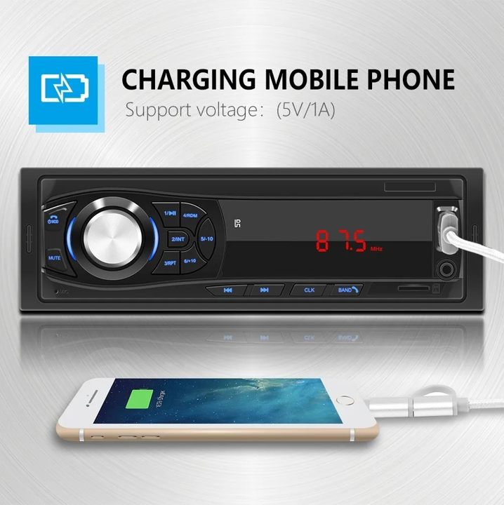 Autoestéreo Reproductor Mp3 Rca Disco U Bluetooth