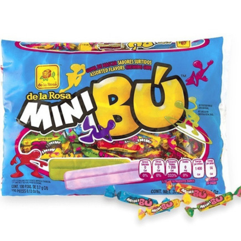 Chicle Mini Bu 100 piezas