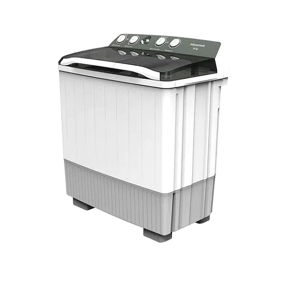 LAVADORA SEMIAUTOMÁTICA DE DOBLE TINA HISENSE WSA1803P BLANCA 18KG 127 V