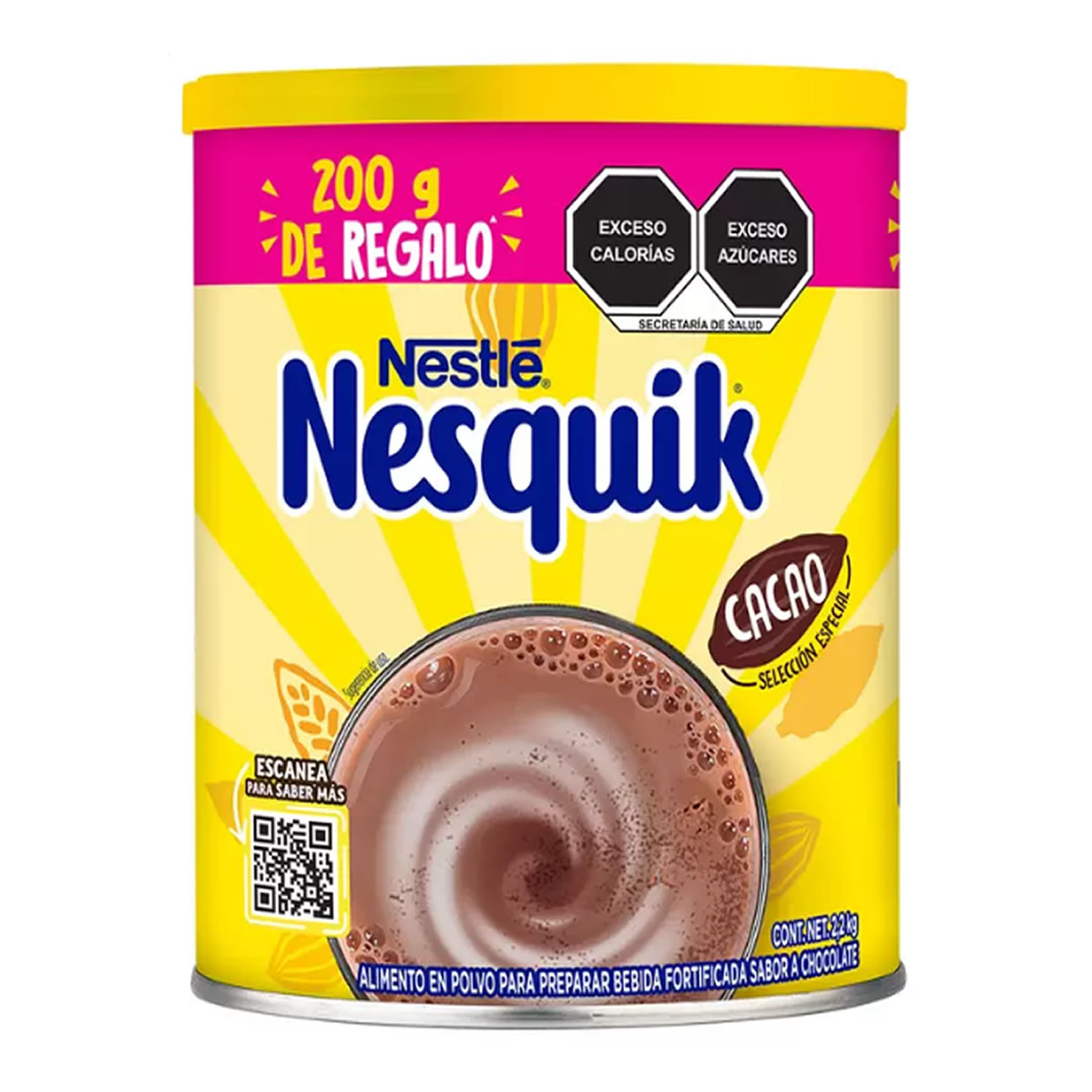 Nesquik Chocolate En Polvo 2.2 kg