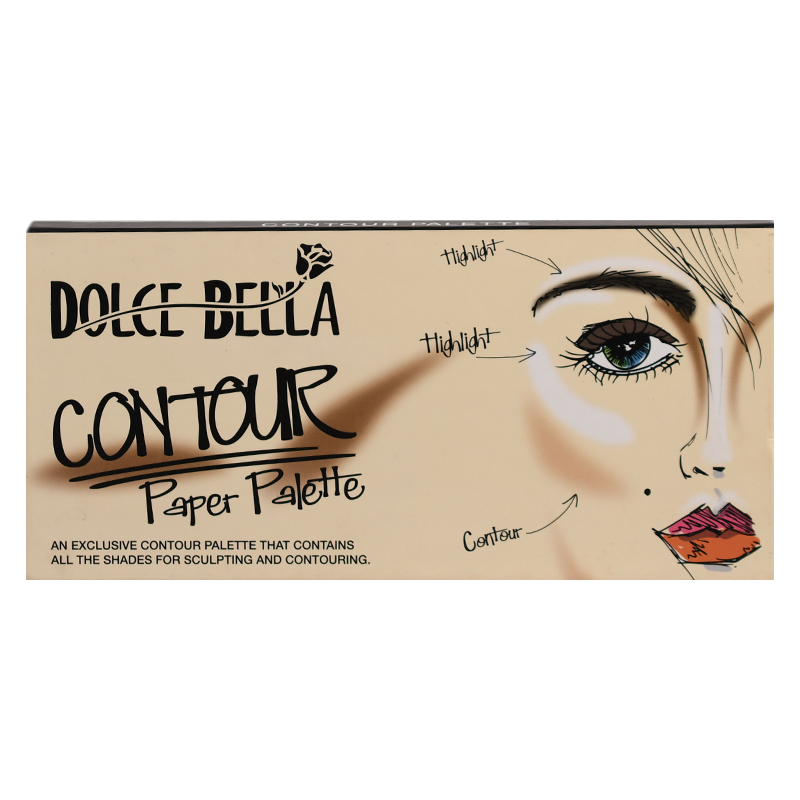 Maquillaje Principal Paleta De Contornos Claros y Obscuros Para Todo Tipo De Piel Dolce Bella