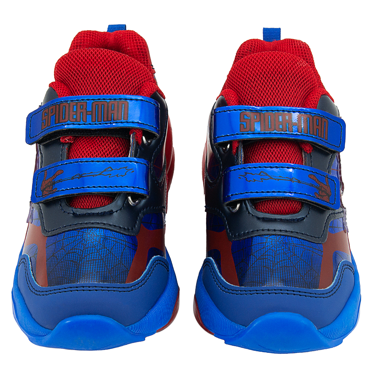 Tenis Niño Luces Spider Man Hombre Araña 14-21 Azul