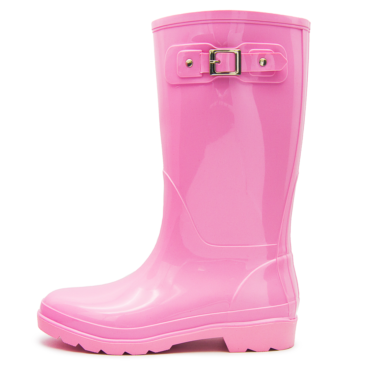 Bota De Lluvia Moda Tropicana Juvenil Rosa 22-26