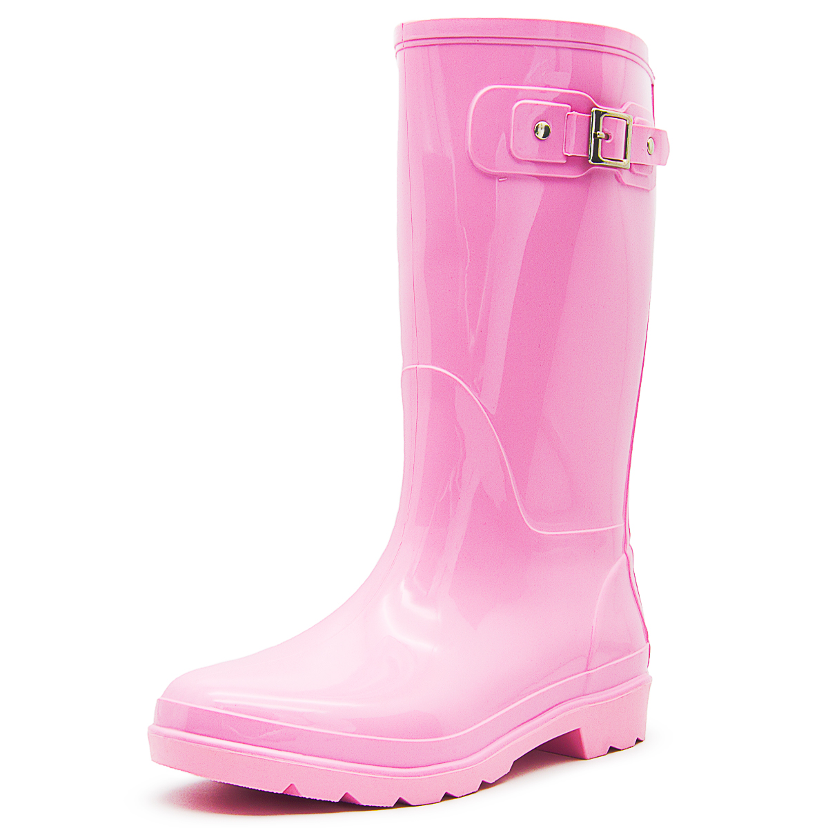 Bota De Lluvia Moda Tropicana Juvenil Rosa 22-26