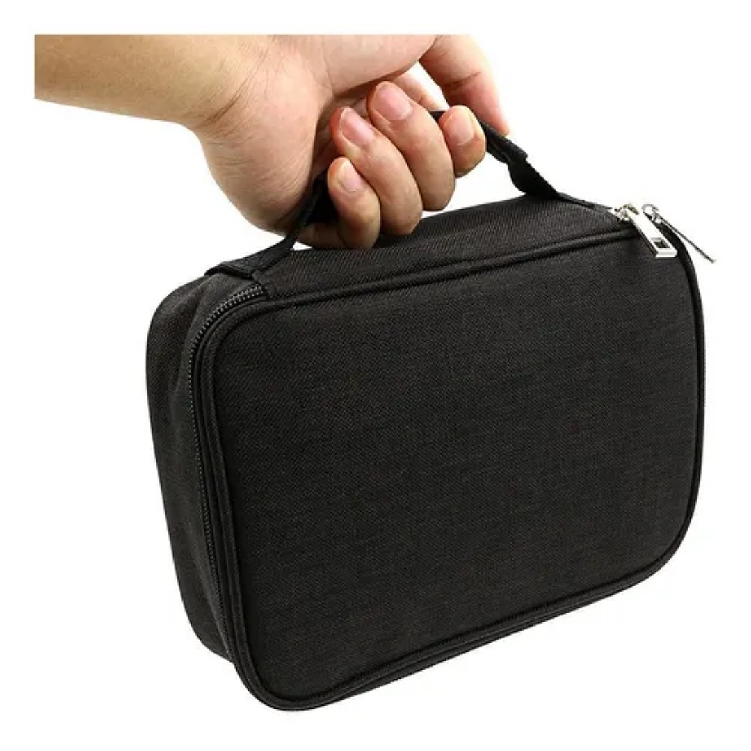 Cartuchera Para Escuela Con 72 Espacios P/lápices Y Más