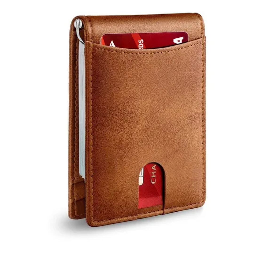 Cartera Minimalista Para Hombre Con Protección Rfid