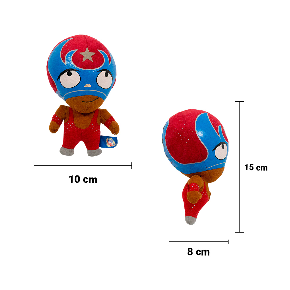 Paquete 12 Rikochet de Peluche Chico Mucha Lucha