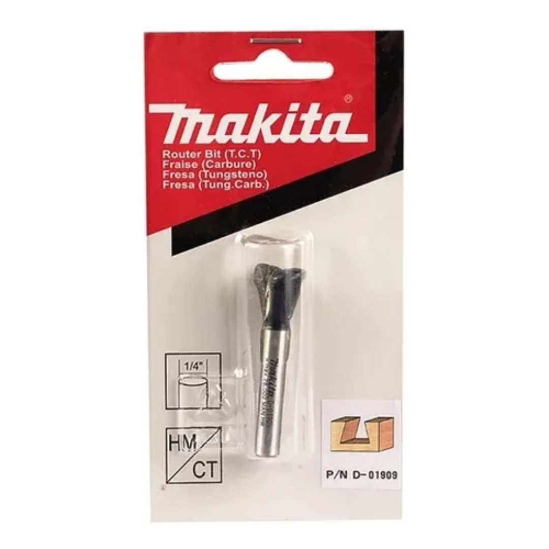 Fresa cola de milano 1/4" x 1/2" d01909 Makita