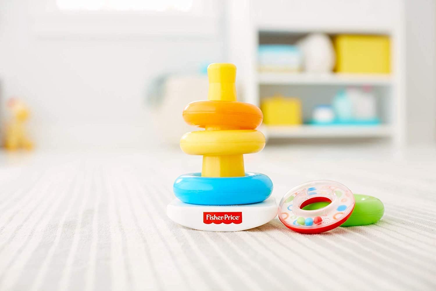 Pila De 5 Aritos Fisher Price  6 Meses En Adelante