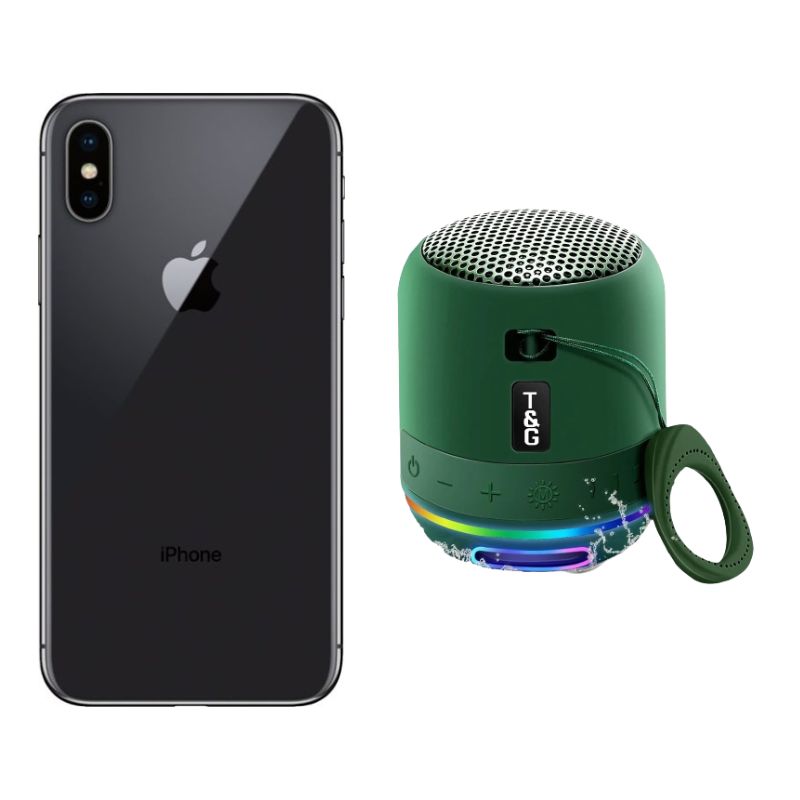 iPhone X Negro Reacondicionado Grado A 64gb + Mini Bocina