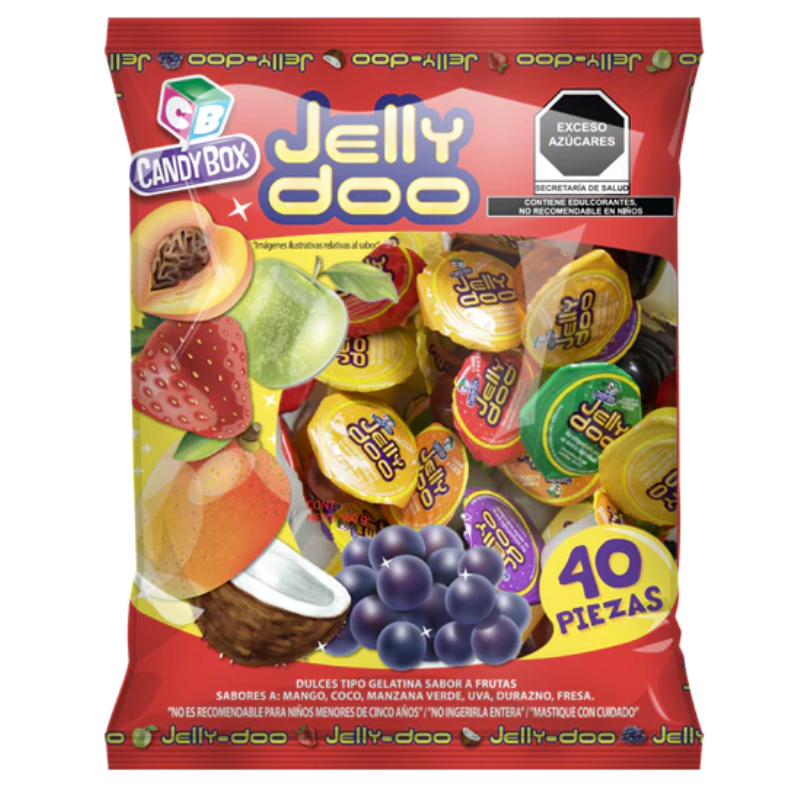 Gelatina Mini Jelly Doo 40 piezas