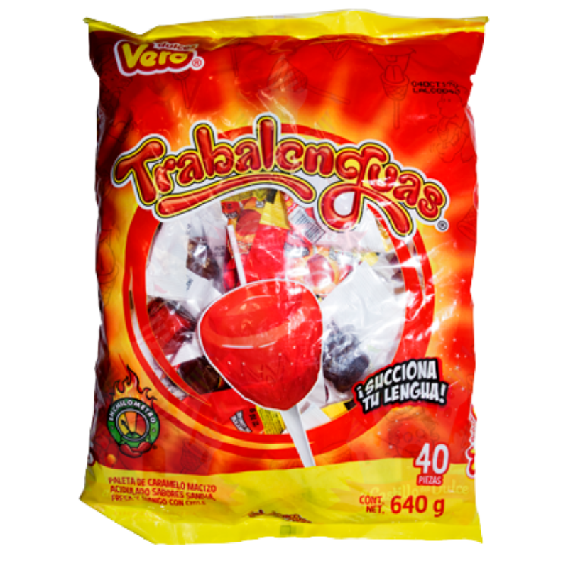 Paleta Trabalenguas 40 piezas