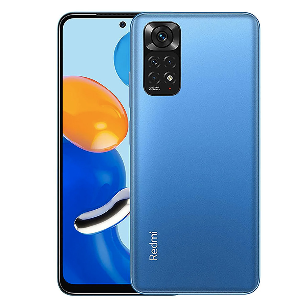 Celular Xiaomi Redmi Note 11 4GB 128GB Azul Ocaso 2201117TL Desbloqueado