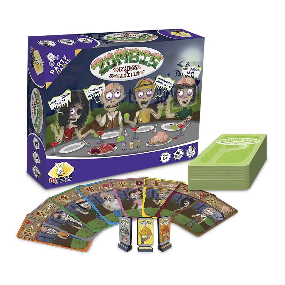 Zombis cazadores de bocadillos Novedades Montecarlo infantil 