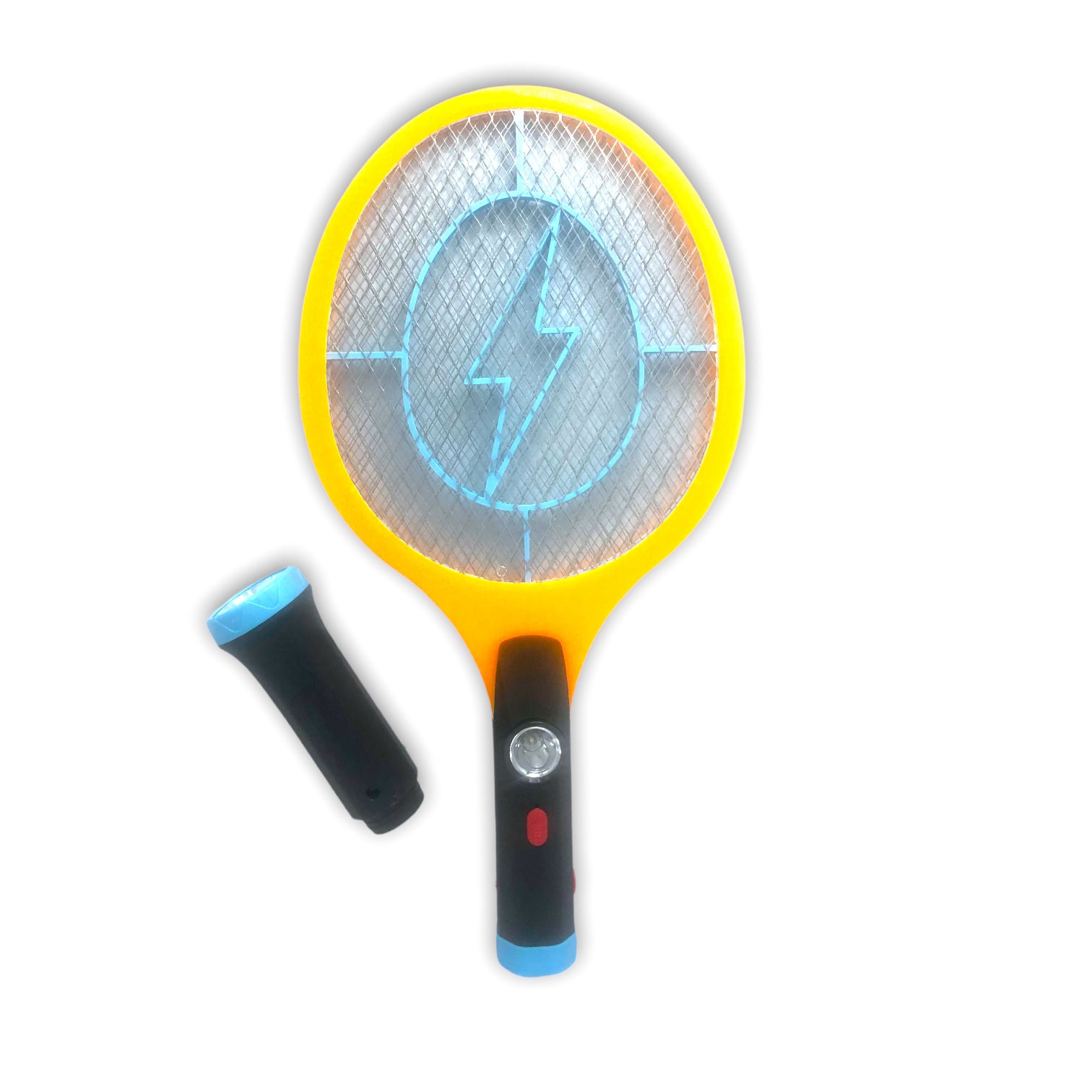 Raqueta Mata Mosquitos Recargable Con Doble Lampara Varios Colores