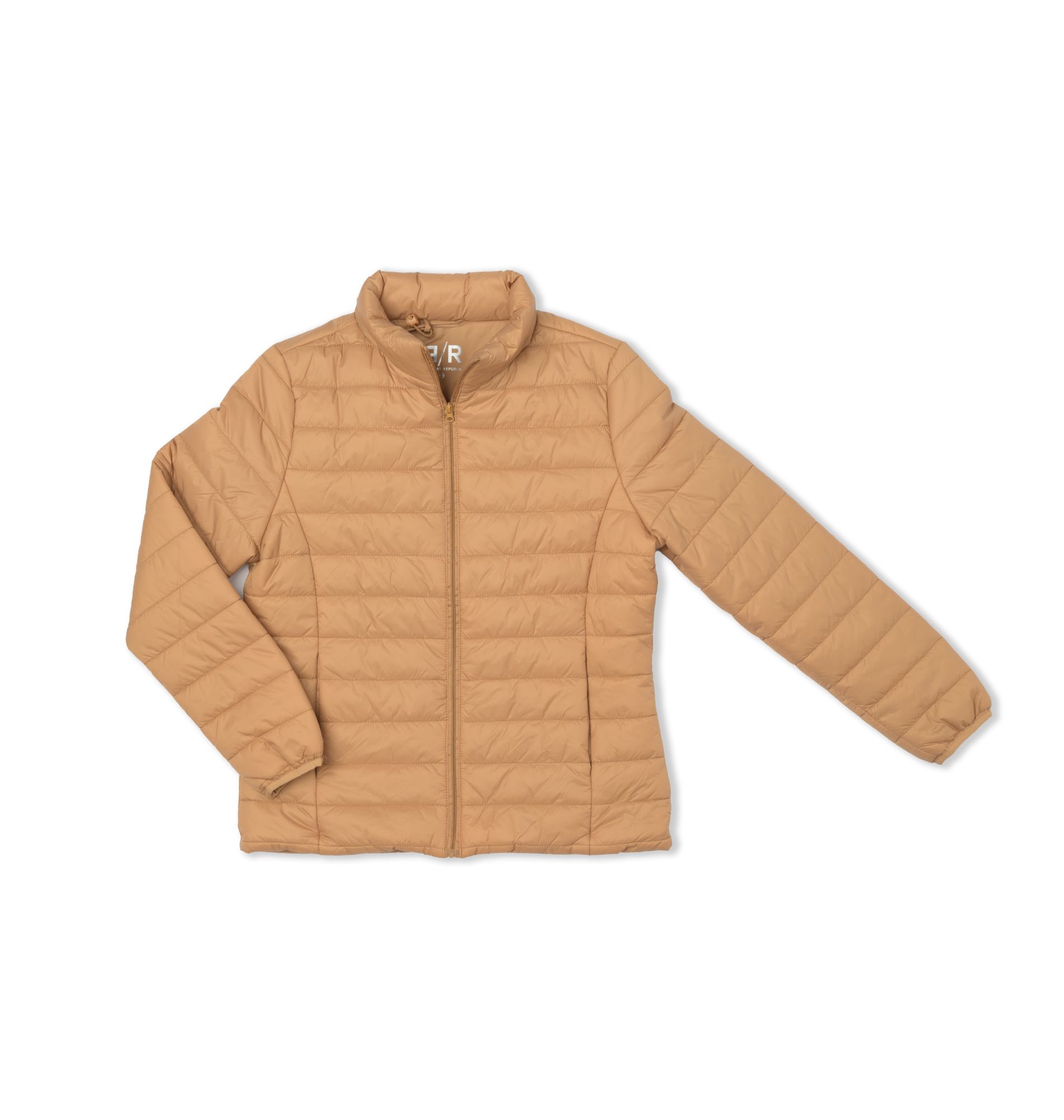 Chamarra Capitonada Ligera De Mujer Color Marrón - Refinery Republic