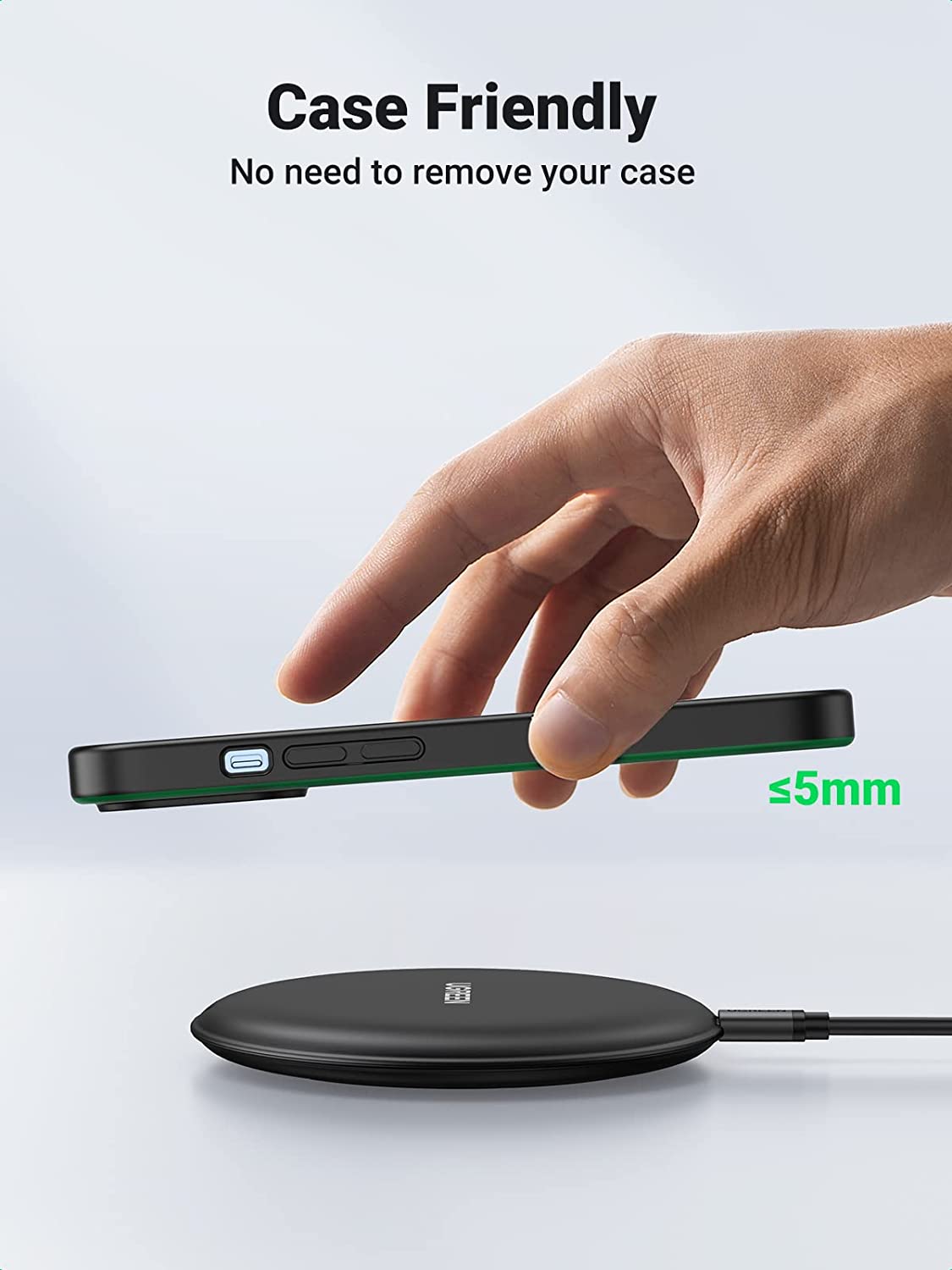 Cargador Inalámbrico Rápido De 15 W Ugreen