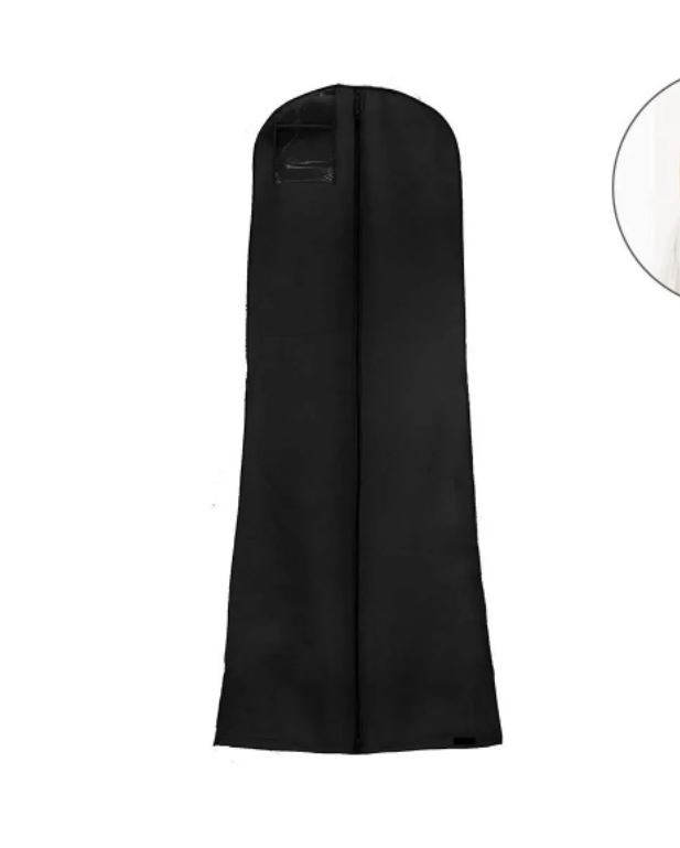 Funda para vestido de novia, funda para vestido largo, abrigos, vestido fiesta. Bolsa de ropa para viajar