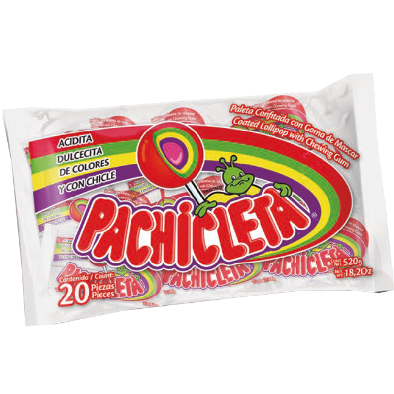 Paleta Pachicleta Bola 20 piezas