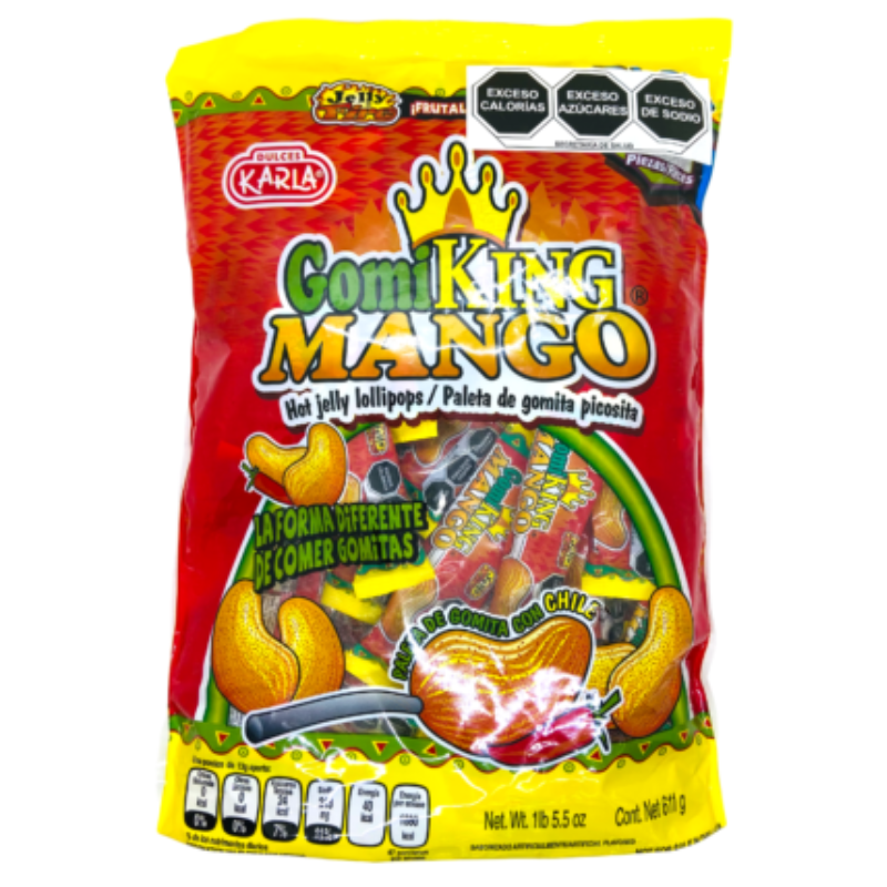 Paleta Goma King Mango 42 piezas