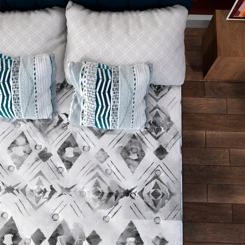 Colchón y Box King Size Trova Sealy Ortopédico