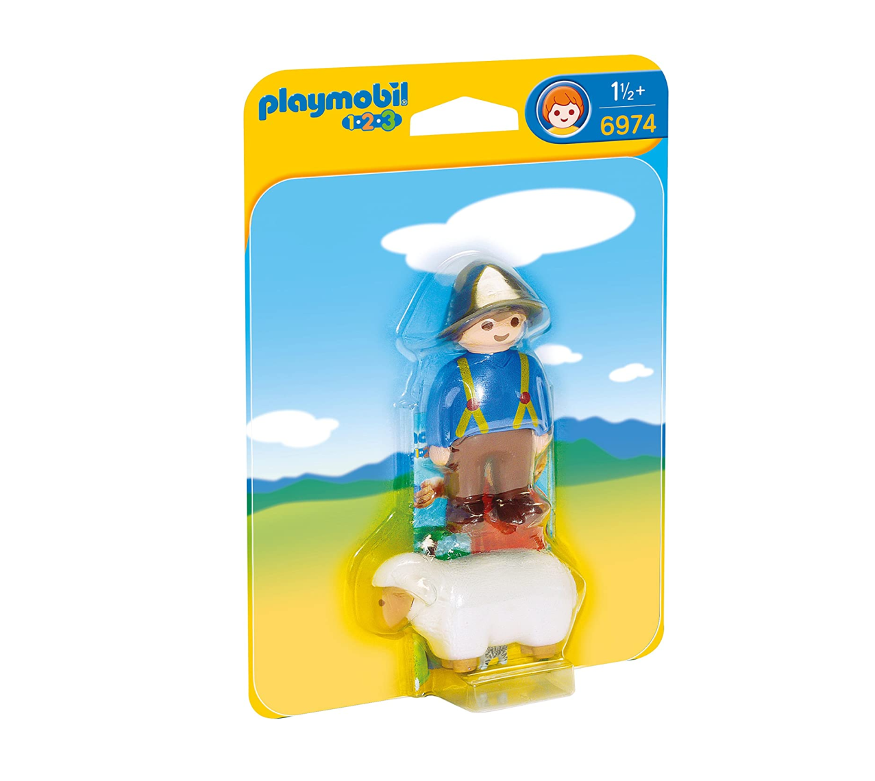 Playmobil 6974 123 Granjero con Oveja