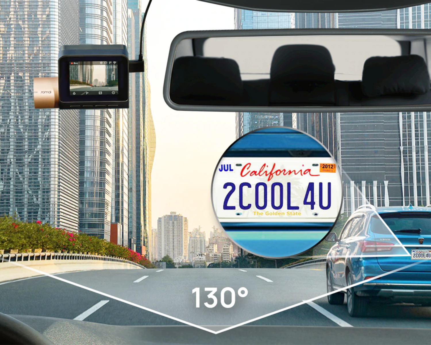 70mai Dash Cam Lite2 Full Hd, Lcd De 2 Vision 130 Gps