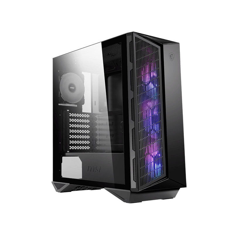 GABINETE MSI MPG GUNGNIR 110M CON VENTANA RGB MIDITOWER ATX MICRO-ATX MINI-ITX NEGRO USB 3.0 S/FUENTE