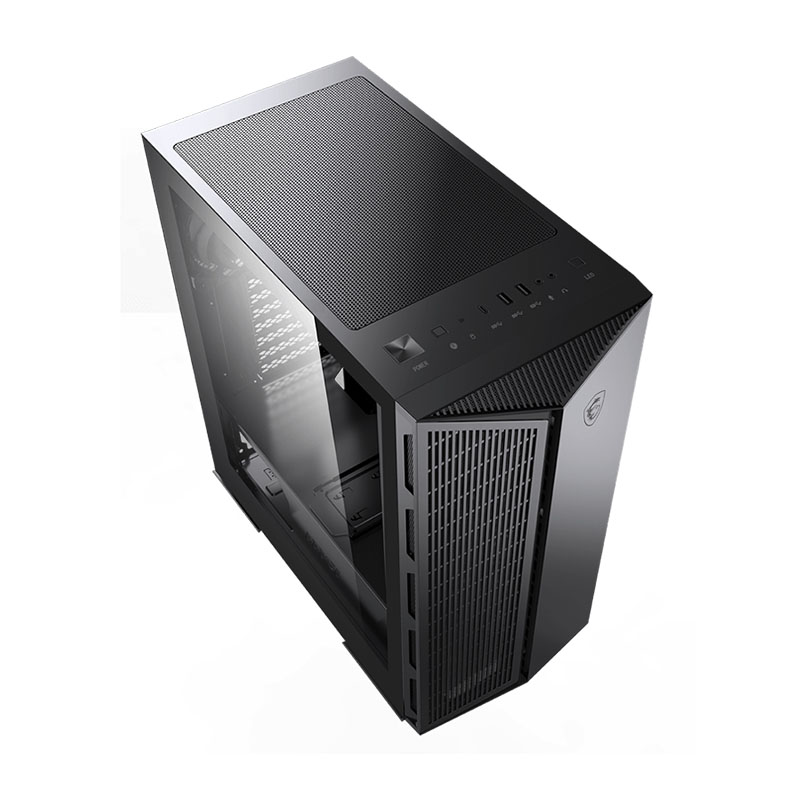 GABINETE MSI MPG GUNGNIR 110M CON VENTANA RGB MIDITOWER ATX MICRO-ATX MINI-ITX NEGRO USB 3.0 S/FUENTE