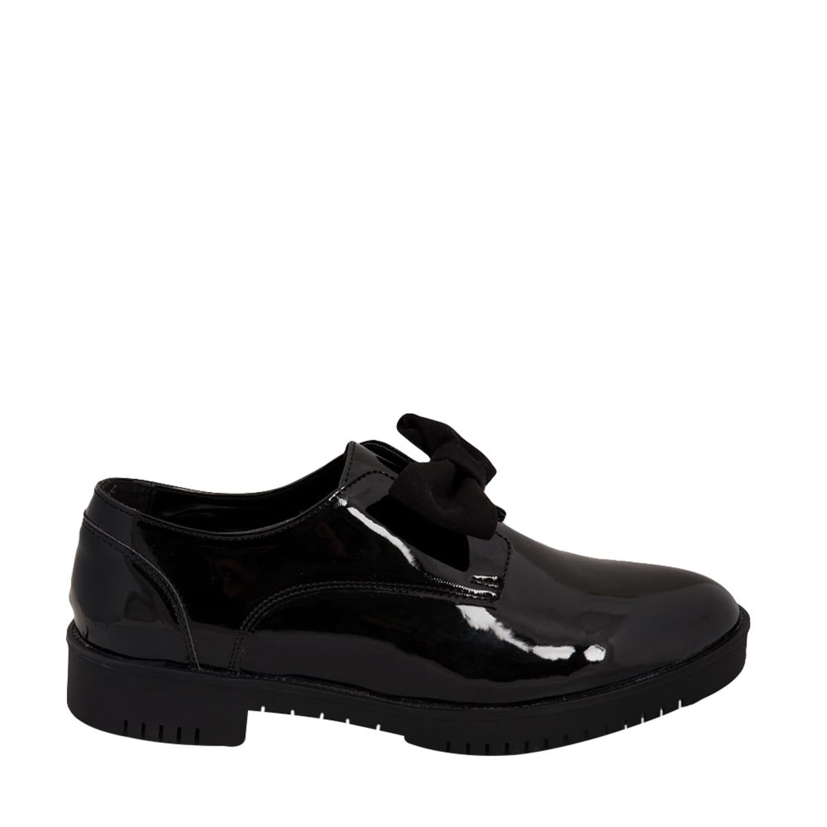 Zapato Escolar Casual Choclo Vi Line Fashion color Negro para