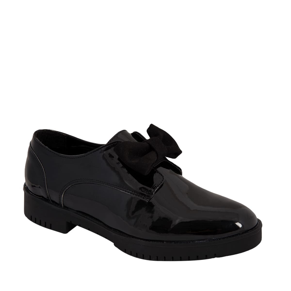 Zapato Escolar Casual Choclo Vi Line Fashion color Negro para