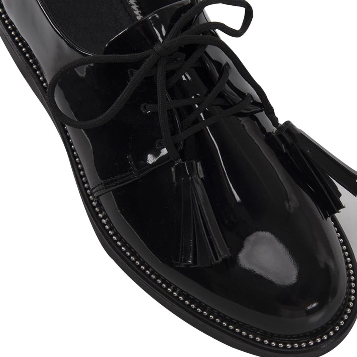 Zapato Escolar Casual Choclo Vi Line Fashion color Negro para Mujer/Niña 6216 825258