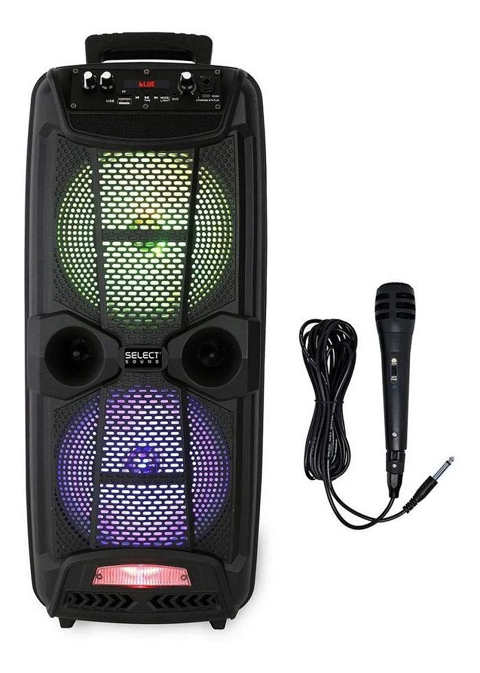 Bocina BT1708 portátil con bluetooth negra