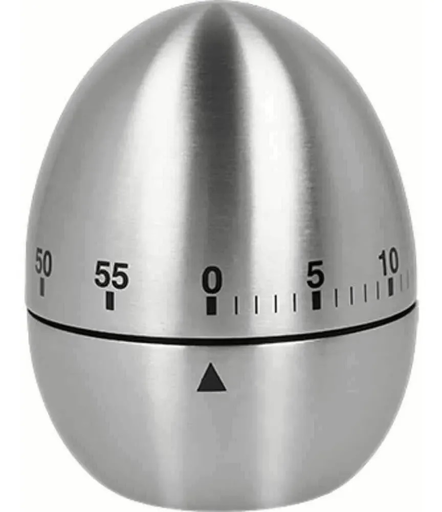 Temporizador Minutero  Huevo Acero Inoxidable