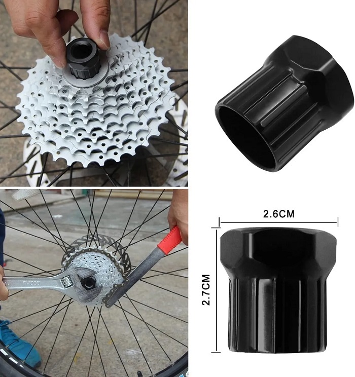 Kit Bicicleta De Herramienta 16 En 1 Extractor Pernos Cadena