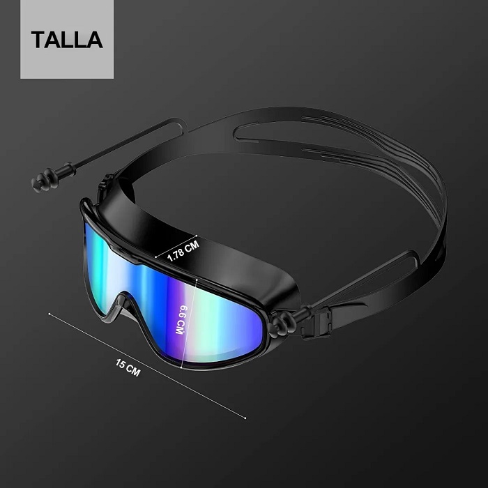 Gafas Natación Protección Uv Visión Amplia