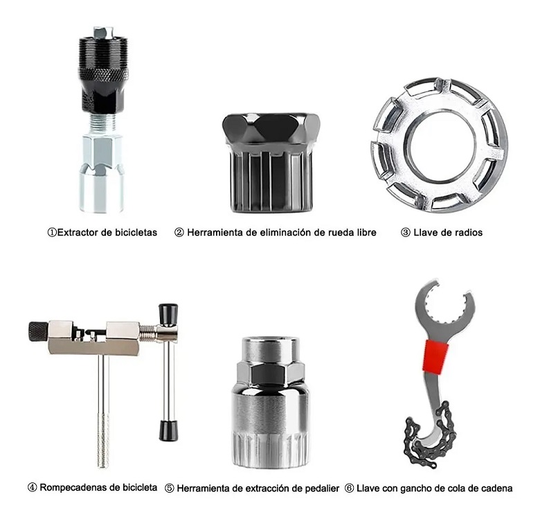 Kit Herramientas Bicicletas Para Corta Cadena De Bicicleta