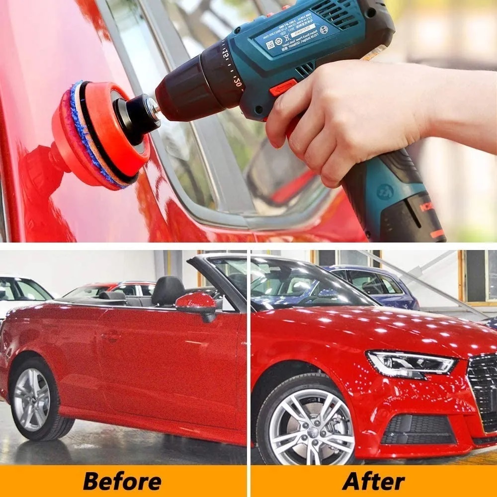 Kit Para Pulir Auto 29 Piezas Borla Para Pulir 3 Pulgada