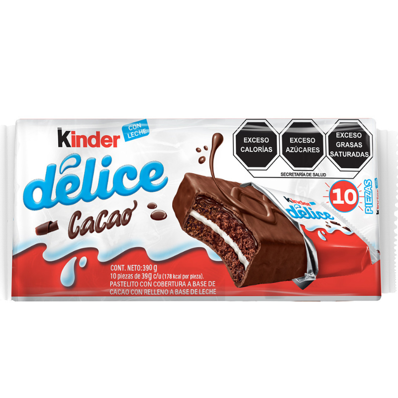 Chocolate Kinder Delice 10 piezas