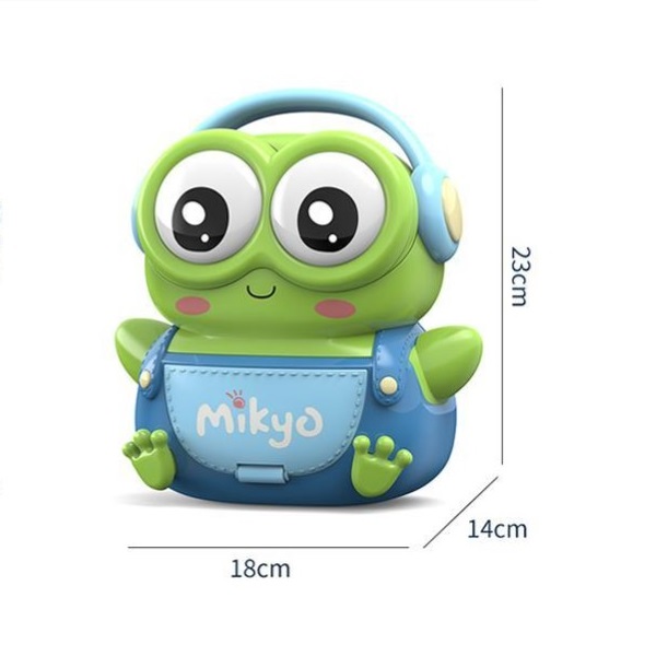 Alcancía  Electronica  Rana  Mikyo contraseña y huella 