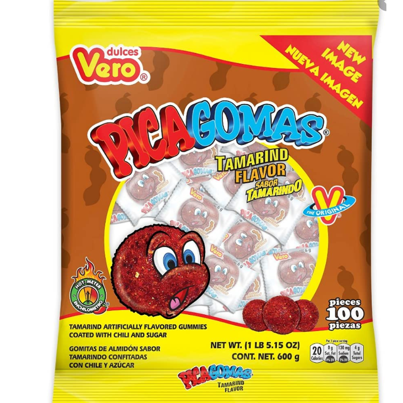 Gomita Pica Tamarindo 100 piezas